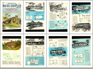 HB HOUSE BEAUTIFUL HOUSES AND PLANS SPR 1987 BIG BOOK X120 MID CENTURY MODERN RA - Foto 1 di 2