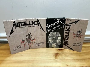 Lot of 4 Metallica: Live Shit Binge & Purge San Diego + Seattle and Cliff Em All - Picture 1 of 10