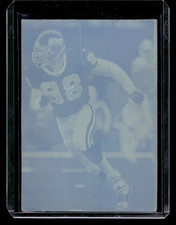 1999 TOPPS STADIUM CLUB FOOTBALL PRINTING PLATE CYAN 1/1 JESSIE ARMSTEAD #35