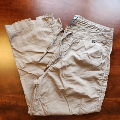 Pantalones REI Mujer Talla 14 Tostado Pierna Recta Capris UPF 50plus Foto 1 de 4