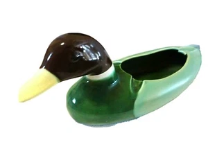 Vintage 15" Mallard/Duck Ashtray-#171-Mid Century-High Gloss Glaze - Picture 1 of 9