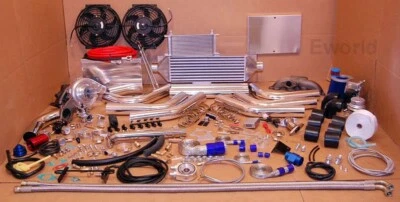 TB25 Turbo+Manifold+Intercooler+Pipings fits 06-11 R18 EX DX 1.8L BIGGEST KIT - Image 1 of 3
