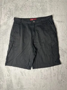 Vintage Oakley Shorts Mens 36 Chino Khaki Baggy Skater Punk Grunge Y2K 90s Black - Picture 1 of 13