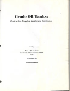 Technical Report - Crude Oil Tanks - Construction, Maintenance et al 1964 (MO37) - Picture 1 of 4