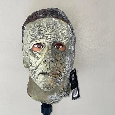 TOT MICHAEL MYERS HALLOWEEN ENDS HORROR MOVIE FULL LATEX COSTUME MASK MACNMF106 - Image 1 of 4