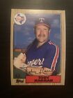 1987 Topps #152 Toby Harrah Texas Rangers Signed Card Autographed