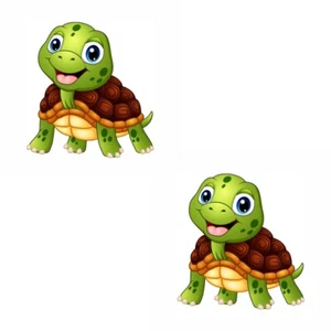 Aufkleber  2 x 45 mm Motiv Schildkröte Sticker Tattoo Styling  Motorrad - Bild 1 von 1