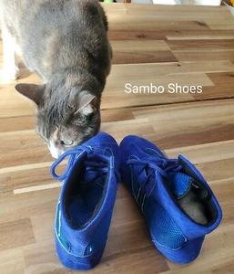 Zapatos Sambo Para Hombres Niños Alfombra de Lucha Gamuza Cuero Zapatos mma Boxeo Sambo Zapatos  - Imagen 1 de 13