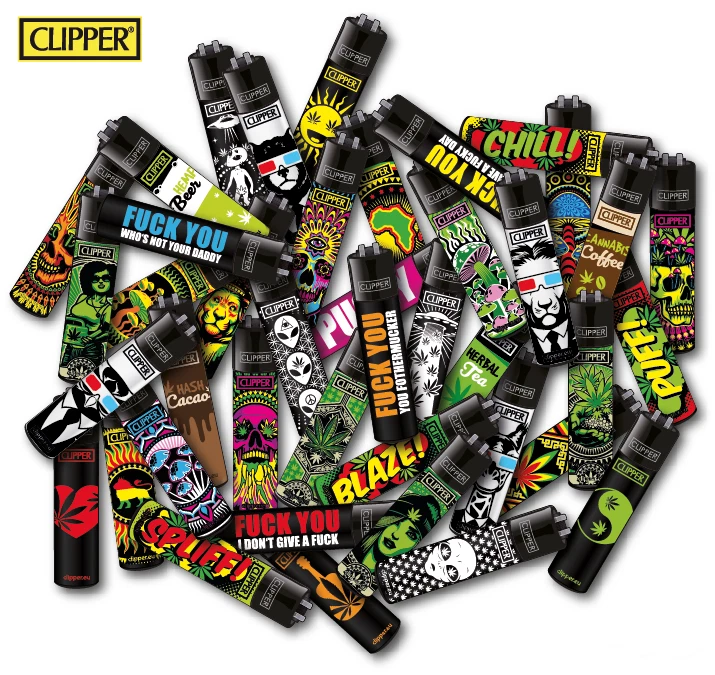 Clipper Feuerzeug Classic Feuerzeuge Mix Clipper Wundertüte 1 - 48 Stück