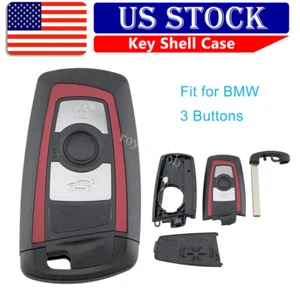 Car Fob Key Shell Case for 2009 - 2012 2013 2014 2015 2016 F series BMW 3-Series - Picture 1 of 11