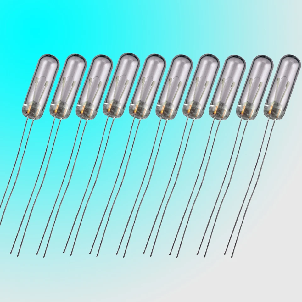 10 Subminiaturlampe Miniaturlampe Lampe T1 T1 1/4 T1 3/4 Miniglühlampe Modellbau - Bild 1 von 1