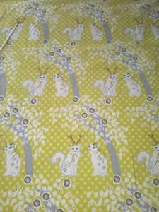 Michael Miller~Whimsical Forest Cats Kitties~100% Cotton~By The Yard~44" Wide - Picture 1 of 5