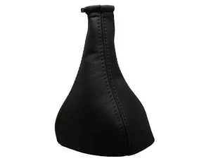 Black Stitch Fits FIAT STILO (2001-2010) Gear Gaiter 100% Leather - Picture 1 of 1
