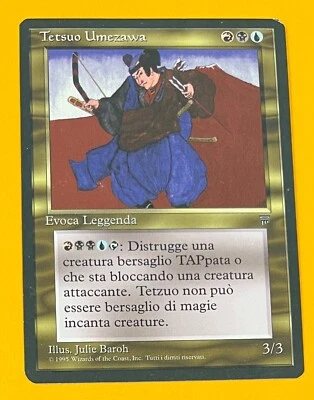 MTG TETSUO UMEZAWA Legends (Italian) (OldManMTG 005-181) - Image 1 of 4