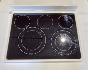 Whirlpool Range Glass Cooktop W10188932 BISQUE GFE461LVT0 R02514164 - Picture 1 of 2