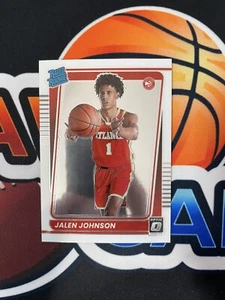 Panini Donruss Optic 2021-22 clasificación JALEN JOHNSON base de novato RC #181 Hawks - Imagen 1 de 2