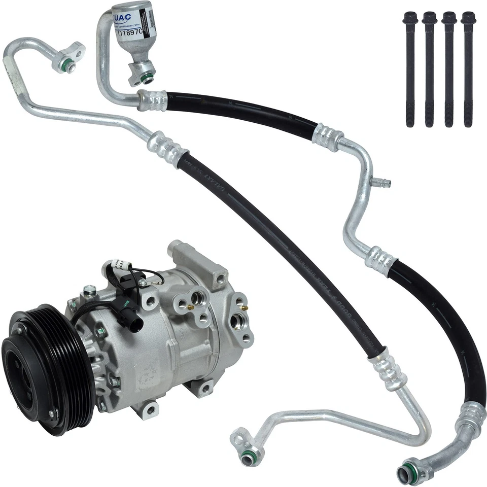 For 2007-2012 Kia Rondo 2.4L L4 A/C Compressor UAC 2008 2009 2010 2011 - Image 1 of 1