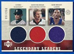 2002-03 UD Superstars Legendary Leaders Kobe Bryant Ichiro David Beckham 97/250 - Bild 1 von 11