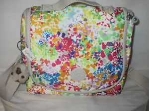 Kipling Colorful Crossbody Shoulder Bag, Lunch Tot Monkey keychain (R11) - Picture 1 of 7