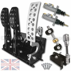KIT UNIVERSAL DE CAJA DE PEDAL DE CABLE MONTADO EN PISO - KITCAR CON 25MM X 25MM DE ESPACIO LIBRE - Imagen 1 de 5