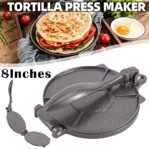 8''aluminium alloy Heavy Duty Tortilla Press Maker Restaurant Corn Maker Tool - Picture 1 of 12