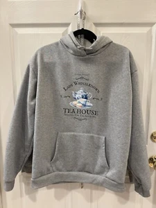 Hoodies Women Tea House Spilling Tea Lady Size M Oversized Style - Picture 1 of 3