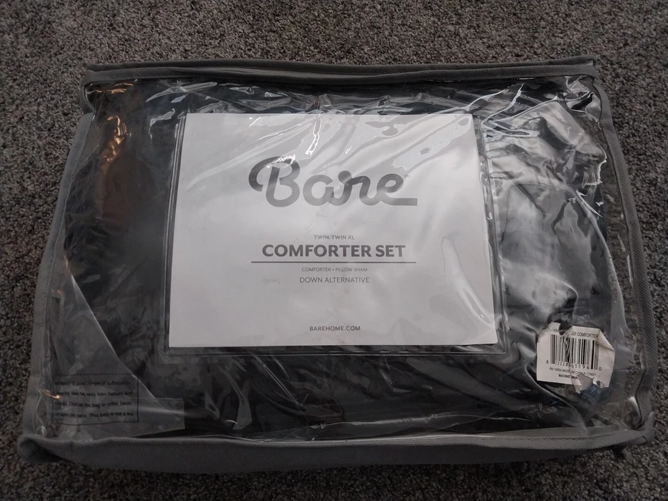 Bare Home Ultra-Soft Premium 1800 Series Goose Down Alternative Comforter Set -