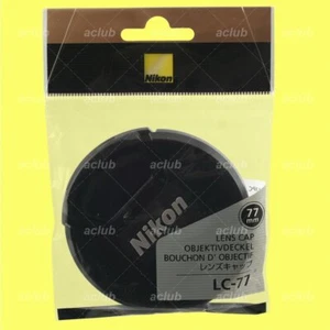 Genuine Nikon LC-77 Front Lens Cap 77mm Snap-On Lens Dust Cover Protector - Picture 1 of 2