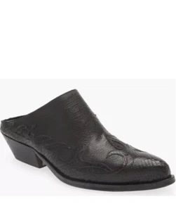 Golden Goose Santiago Western Black Mule Slip On Booties Women’s Size 11 / 41 - Picture 1 of 11