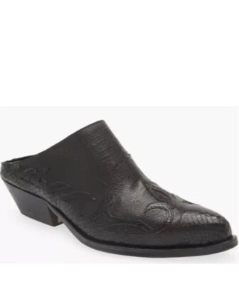 Botines sin cordones Golden Goose Santiago Western Black Mule para mujer talla 11/41 Foto 1 de 4