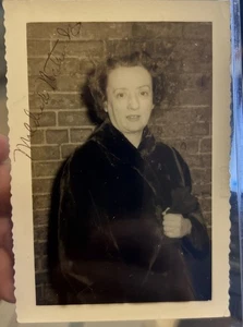 Foto autografa originale personale 3,5x5 firmata Mildred Natwick attrice americana - Foto 1 di 3