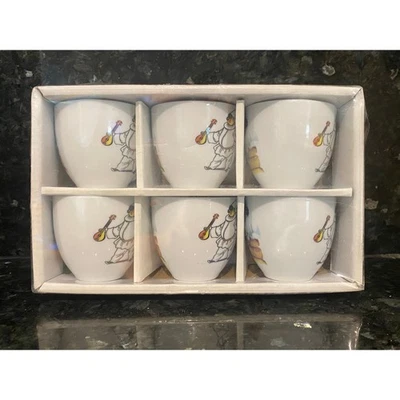 Nuevo en caja, tazas de café espresso italiano BECA, juego de 6 Foto 1 de 4