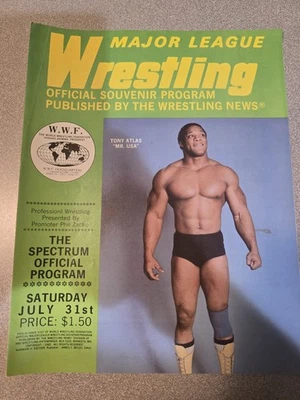 Programa WWF 31 de julio 1982 Tony Atlas Andre El Gigante Foto 1 de 2