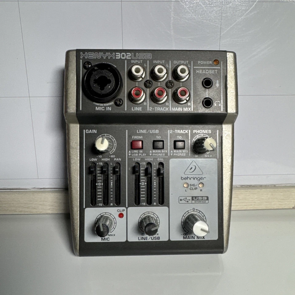 Xenyx 302USB Compact Mixer with USB Audio Interface Behringer - Image 1 of 4