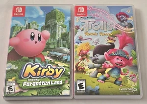 Kirby and the Forgotten Land & Trolls Remix Rescue - Nintendo Switch en muy buen estado/casi nuevo - Imagen 1 de 6