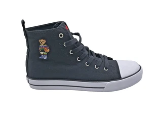 Polo Ralph Lauren Hamptyn Hi II Bear Sneakers bambino ragazzo taglia 5,5 - Foto 1 di 9