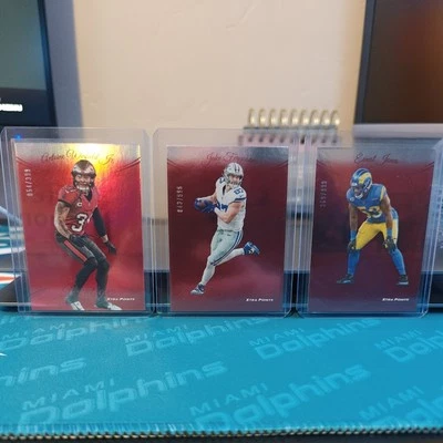 2024 Prestige: Jake Ferguson, Antoine Winfield Jr., and Ernest Jones - Red /999 - Image 1 of 2