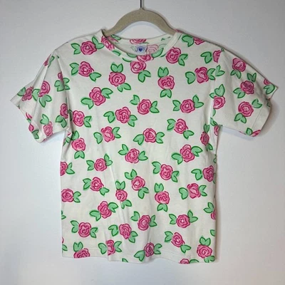 Camiseta Babydoll Vintage Dibujos Animados Floral Estampado Rosa Años 90 Años 90 Girly Grunge Talla 14 Foto 1 de 4