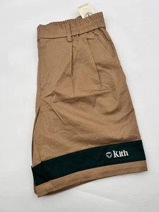 Kith X TaylorMade Men's Scramble Shorts Size Small Inseam 7.5" Tan Beige NWT - Picture 1 of 22