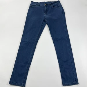 Mugsy Jeans Men's 30x31 Straight Five Pockets Blue Denim Cotton Blend - Picture 1 of 12