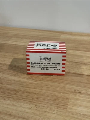 20 PC Gepe Glassless Slide Mounts 1.95mm, 24x36mm, Art 7011 - Image 1 of 3