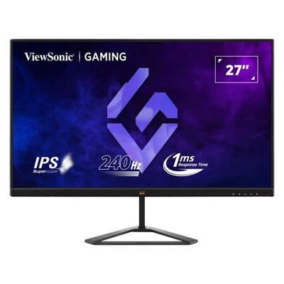 Viewsonic VX2779A-HD-PRO 27" IPS Full HD 240Hz 1ms Freesync Gaming Monitor Black - Image 1 of 4