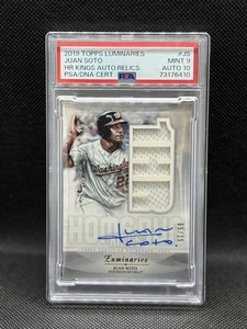 2019 Luminaries SP Juan Soto Home Run Kings Auto Relics 05/15 PSA 9 Auto 10 - Bild 1 von 2