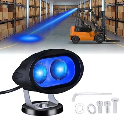 Magnetic LED Forklift Safety Light - Spot Light, 20W DC12-80V, 1500LM Blue - Image 1 of 4