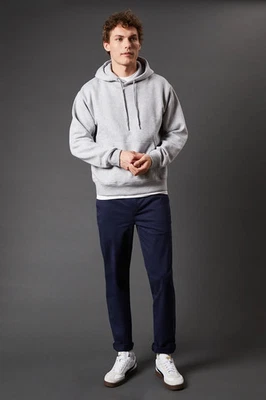 Pantalones chinos Burton para hombre calce ajustado mezcla de algodón real cómodos informales Foto 1 de 4