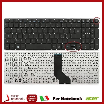 TASTIERA ITALIANA PER ACER ASPIRE 3 A315-53G-551Y A315-53G-57RM A315-53G-8071