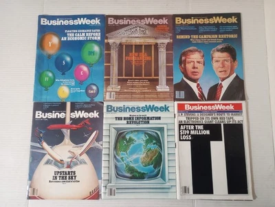 Lot Of 6 BusinessWeek Magazines 1979 1980 1981 1983 - Image 1 of 4