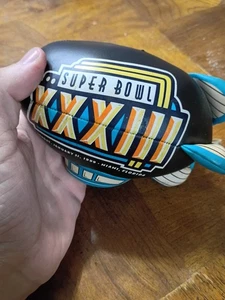 1998-1999 NFL Super Bowl XXXIII peluche dirigibile morbido roba buona calcio vintage R - Foto 1 di 4