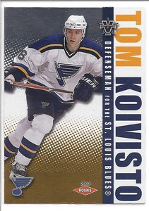 TOM KOIVISTO 2002-03 Vanguard ROOKIE CARD RC x/1650 #131