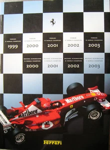 Ferrari Campione del mondo piloti 1999 - 2003 Michael Schumacher - Bild 1 von 1